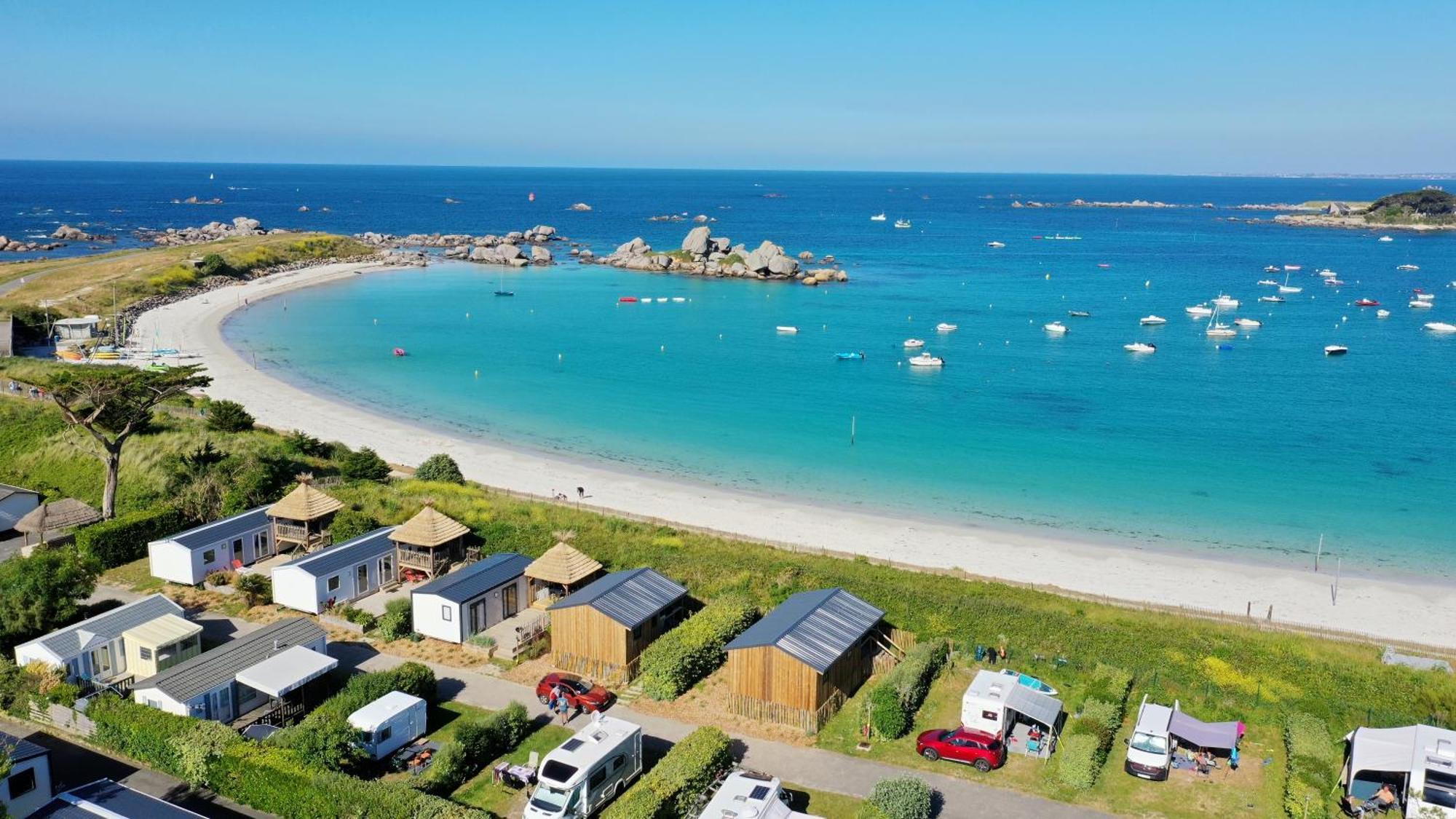 Camping De La Cote Des Legendes Brignogan-Plages Eksteriør bilde