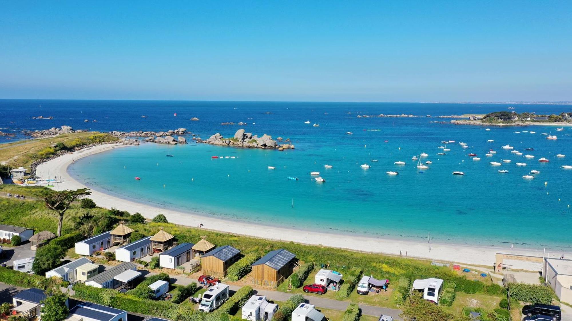 Camping De La Cote Des Legendes Brignogan-Plages Eksteriør bilde