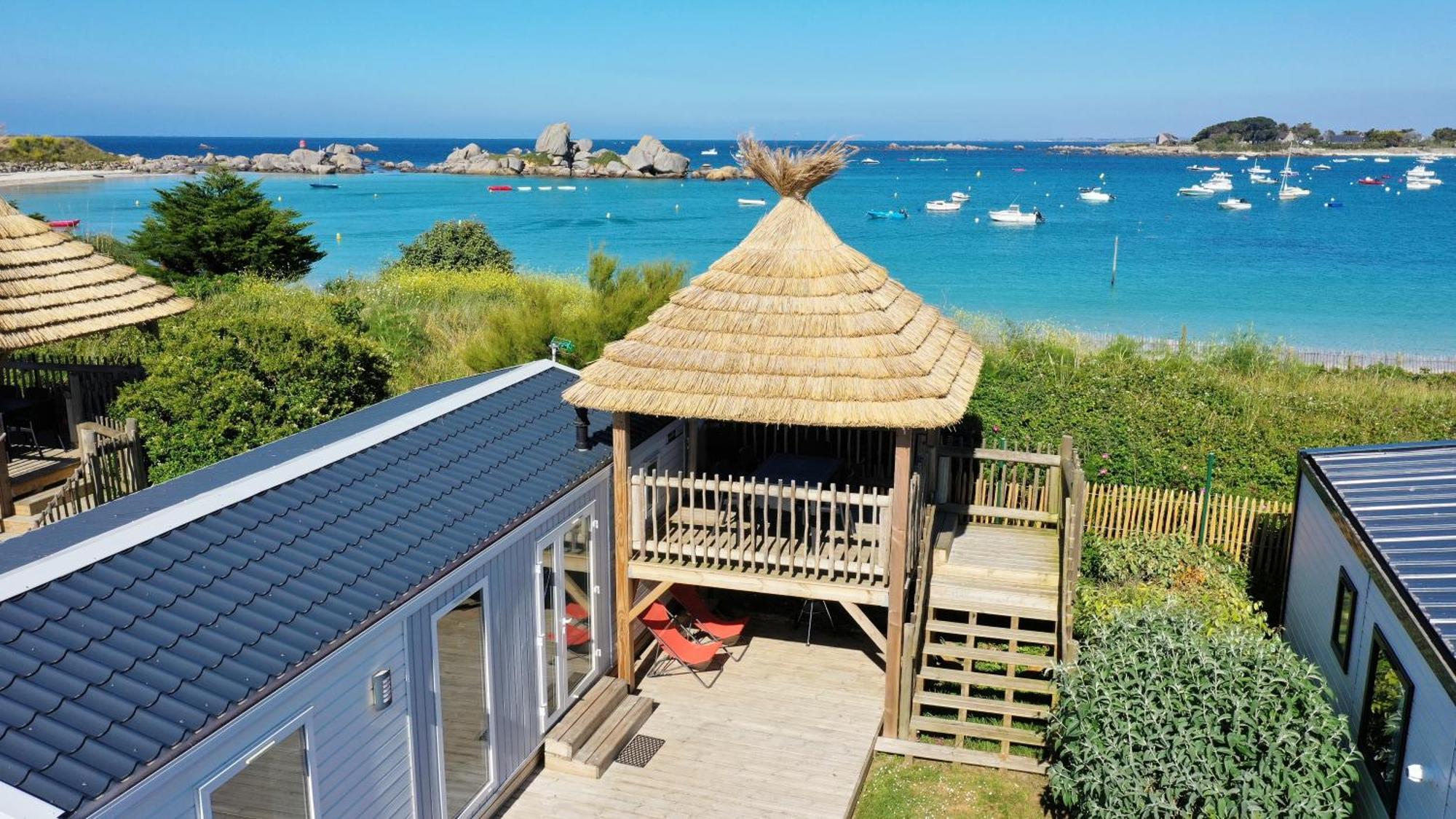 Camping De La Cote Des Legendes Brignogan-Plages Eksteriør bilde